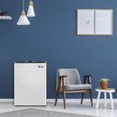 ZOKOP BD-60 60L Single Door Vertical Freezer AC115V 60Hz Freezing Refrigerator Black