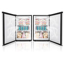 ZOKOP BD-88-E 88L Upright Freezer AC115V 60Hz Freezing Refrigerator Black