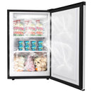 ZOKOP BD-88-E 88L Upright Freezer AC115V 60Hz Freezing Refrigerator Black