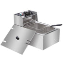 ZOKOP Electric Fryer EH81 6.3QT Stainless Steel Single Cylinder 2500W