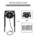 ZOKOP EX31-51 Single Burner Outdoor Camp Stove Cooker Portable Cast Iron Patio Cooking Burner