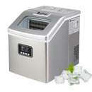 ZOKOP HZB-18F Ice Maker 115V 120W Stainless Steel for Home Kitchen Silver