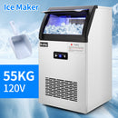 ZOKOP Ice Maker Cube Machine SKF-C50FL 120V 495W Stainless Steel Freestanding