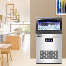 ZOKOP Ice Maker Cube Machine SKF-C50FL 120V 495W Stainless Steel Freestanding