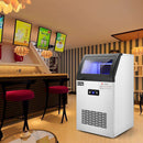 ZOKOP Ice Maker Cube Machine SKF-C50FL 120V 495W Stainless Steel Freestanding